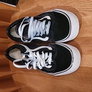 Vans men's used black sneakers